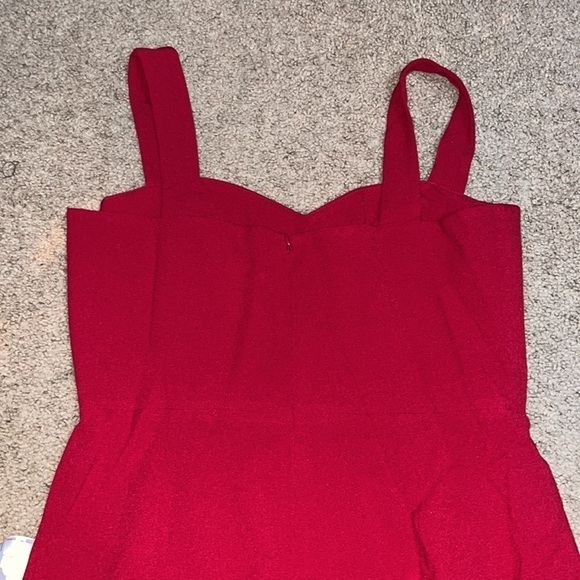 Dress The Population Nicole Sweetheart Sleeveless Sheath Dress Garnet XL - Picture 5 of 9